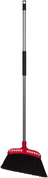 AMES TRUE TEMPER 4047 16" Wide, Black Polypropylene Bristles, 48" Metal Handle, Angled Broom 