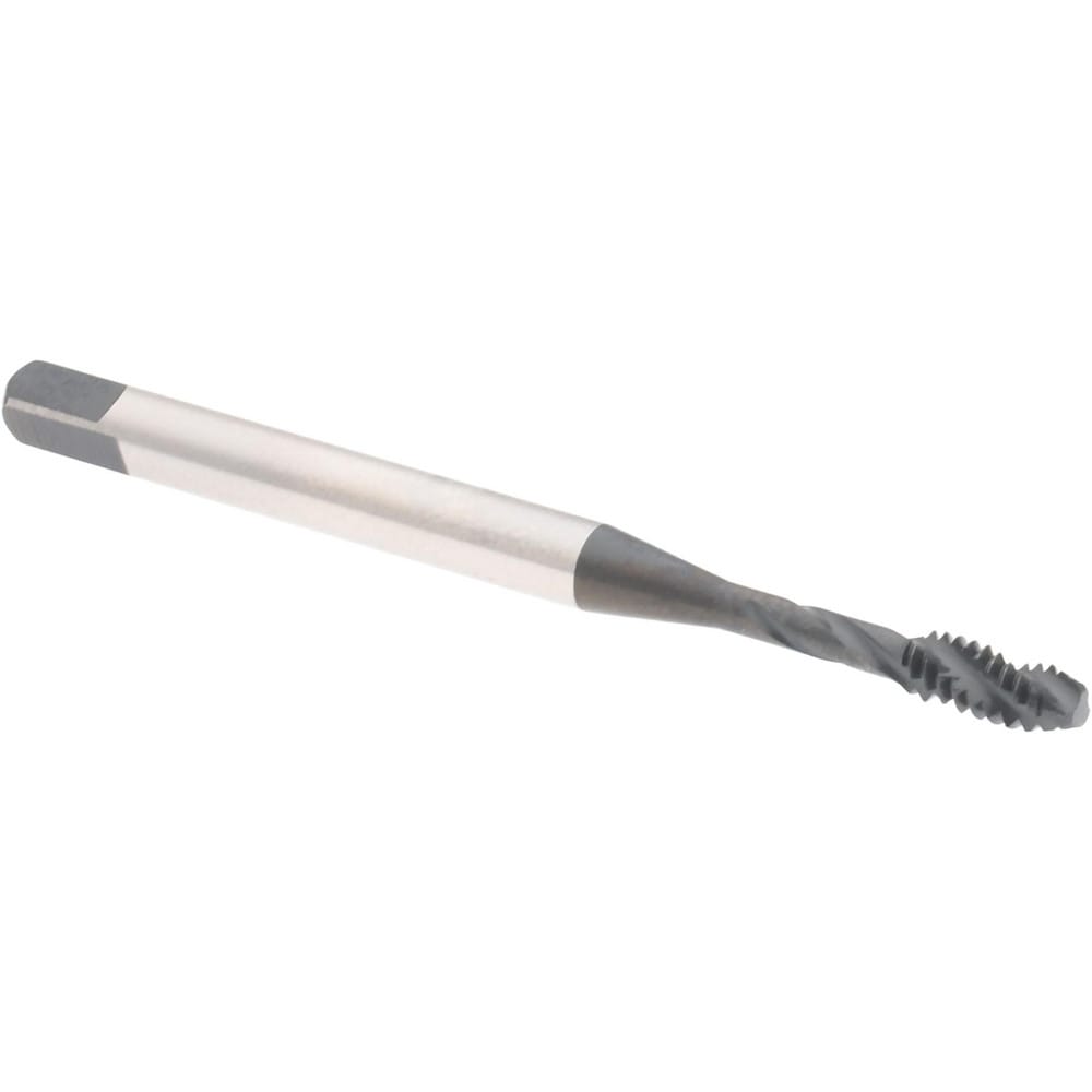 Accupro T1634164 Spiral Flute Tap: #4-40, 3 Flute, Bottoming, Vanadium High Speed Steel, Oxide Finish 