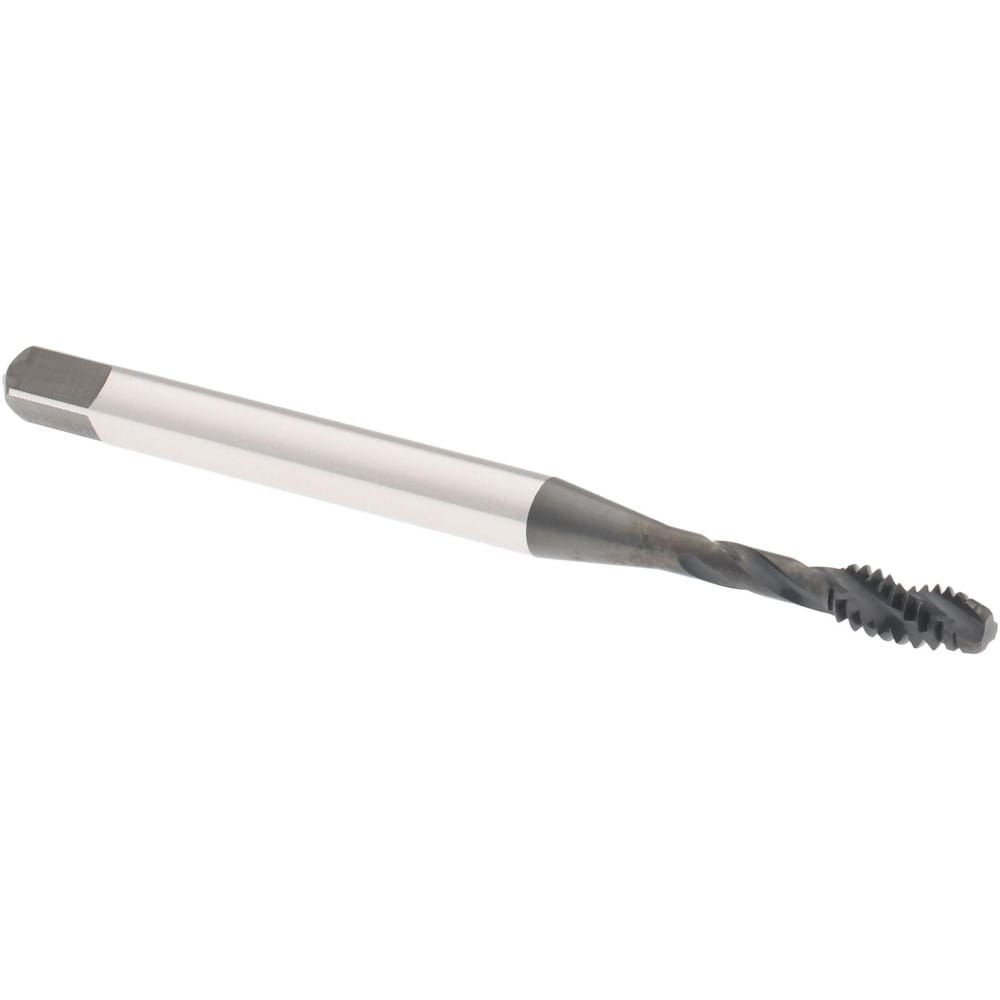 Accupro T1634163 Spiral Flute Tap: #4-40, 3 Flute, Bottoming, Vanadium High Speed Steel, Oxide Finish 