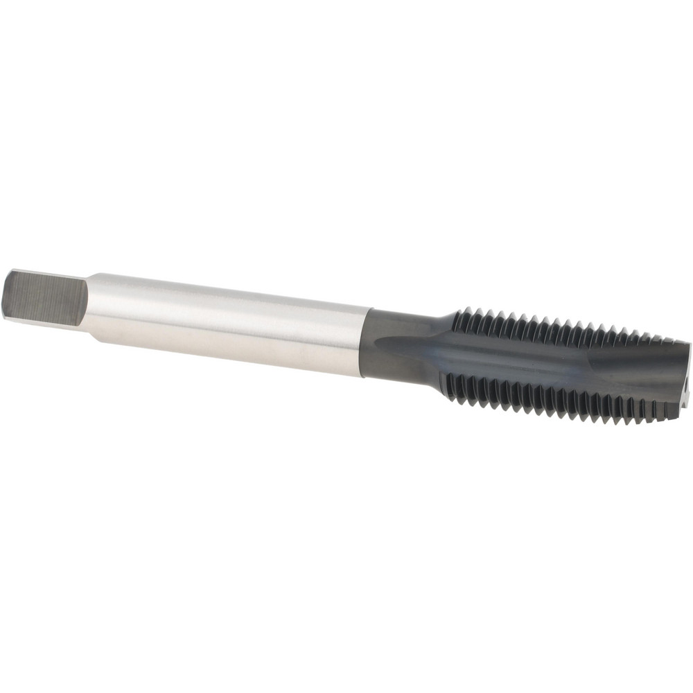 Spiral Point Tap: 7/16-20, 3 Flutes, Plug, 2B, Vanadium High Speed Steel, Oxide Finish