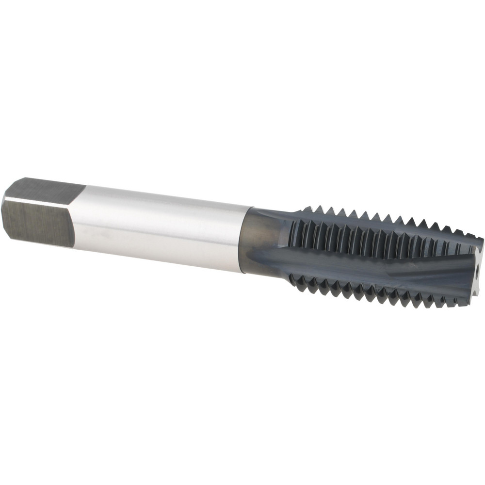 Spiral Point Tap: 3/4-10, 4 Flutes, Plug, 2/2B/3B, Cobalt, Oxide Finish
