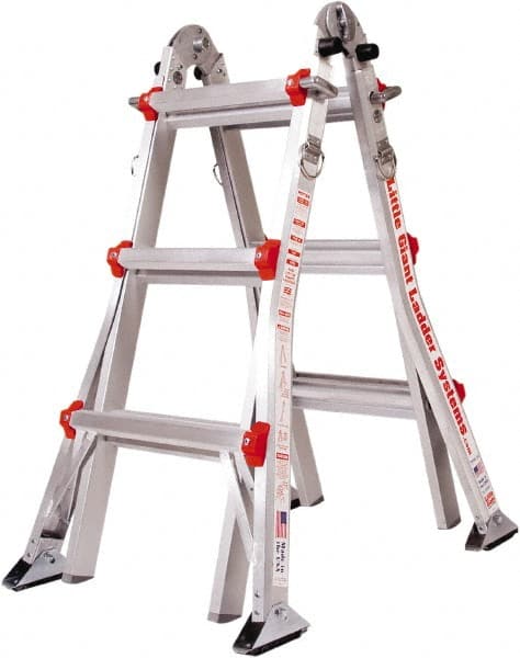18-Step Aluminum Step Ladder: Type IA, 22' High