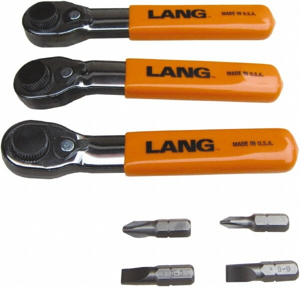7 Pc Ratcheting Bit Driver Set