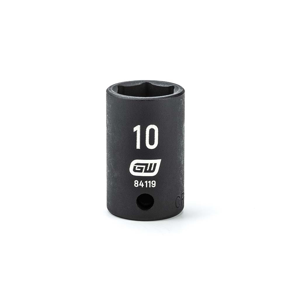 GEARWRENCH Impact Socket 1/4" Drive, 10 mm Socket, Hex Drive MSC Direct