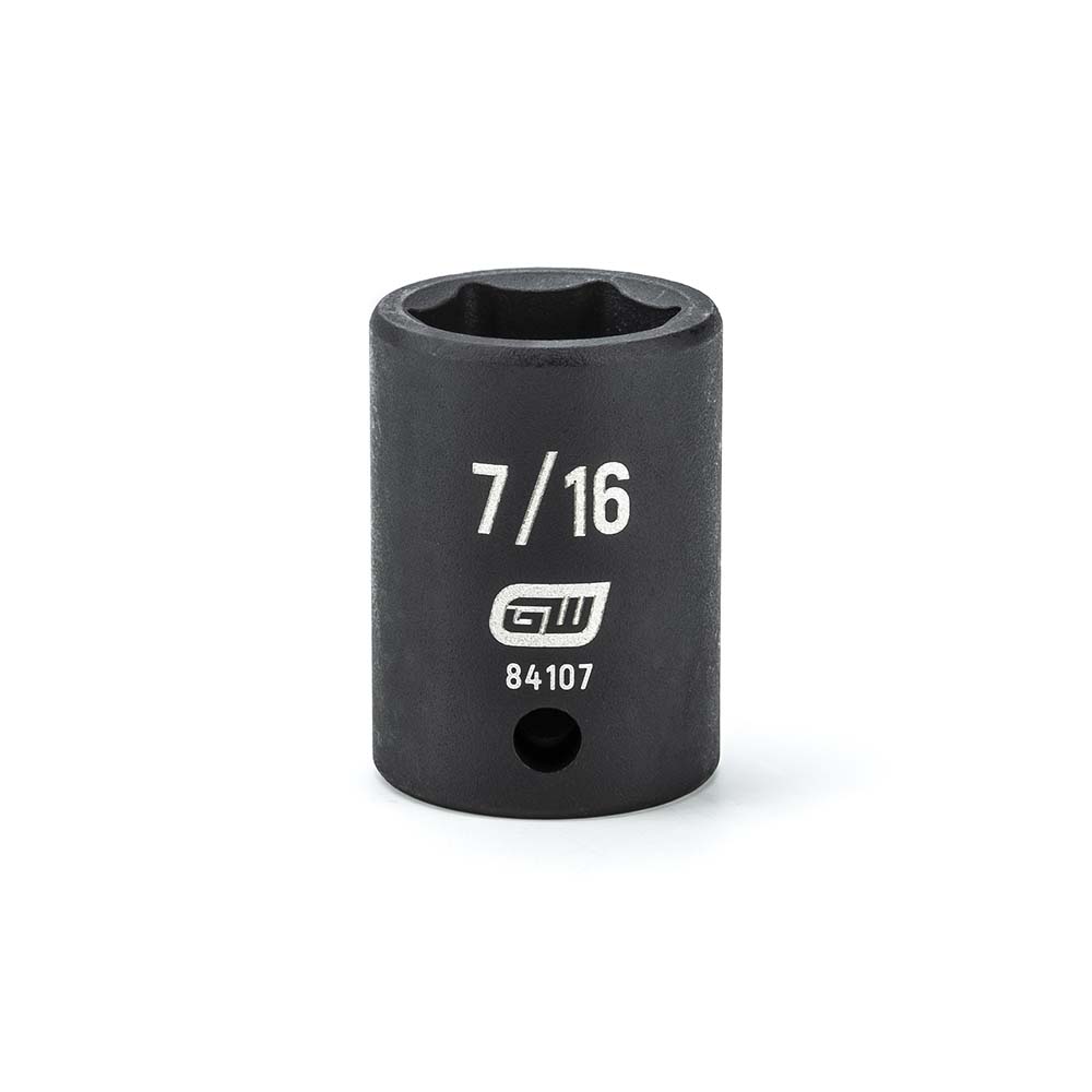 GEARWRENCH 1/4" Drive 7/16" Standard Impact Socket 38056305 MSC