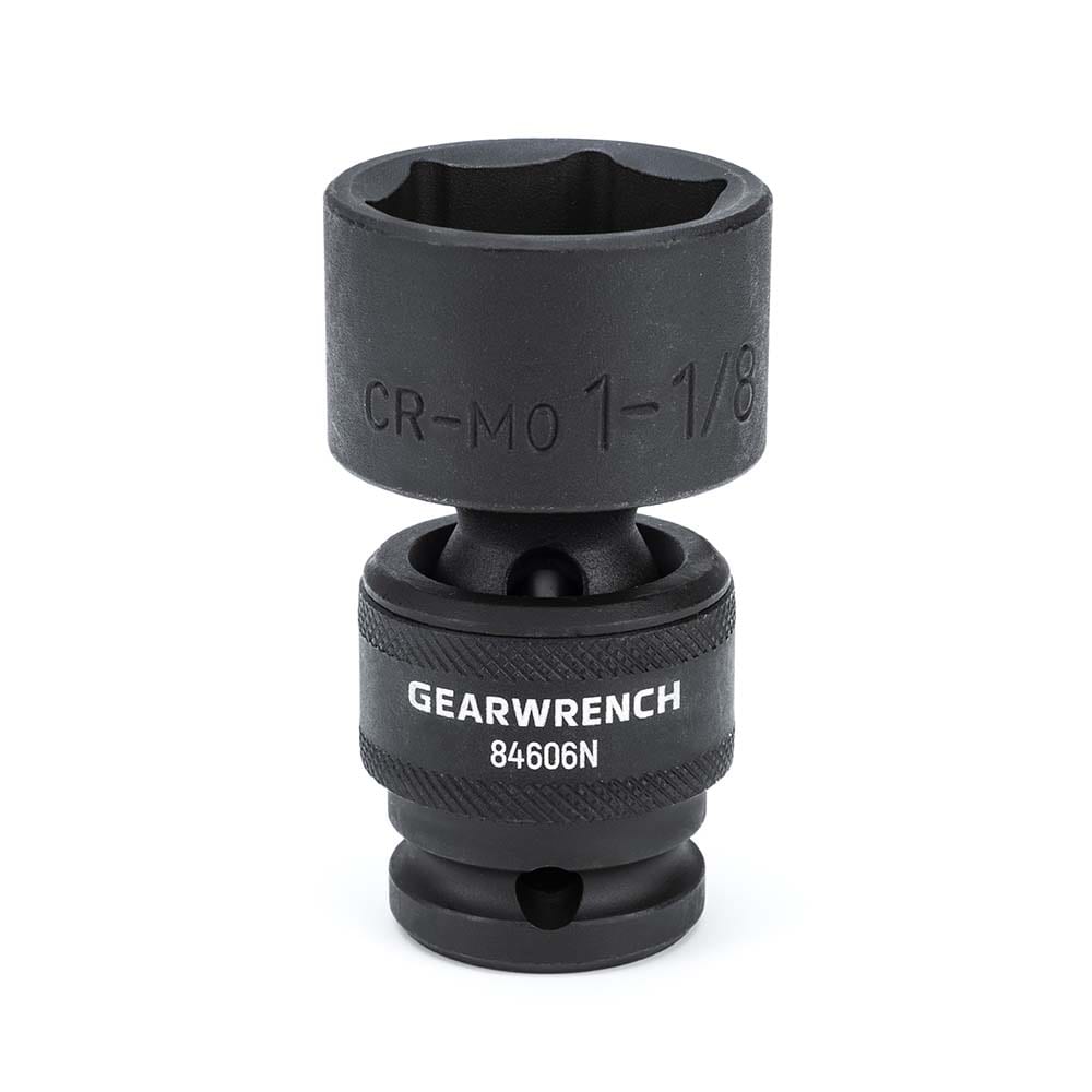 GEARWRENCH 84606N Impact Socket: 1/2" Drive, 1.125" Socket Image