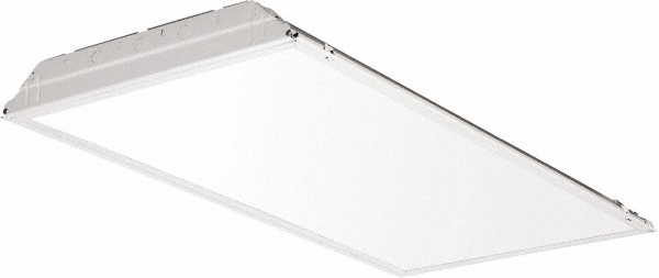 0 Lamps, 39 Watts, 2' x 4', LED Lamp Troffer - 120/277 Volt, Dimmable, Acrylic Diffuser, Steel Troffer