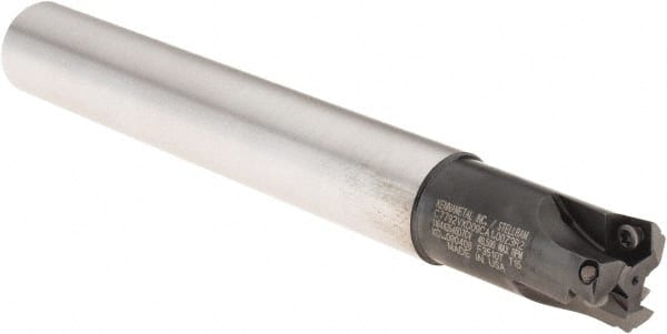 Indexable High-Feed End Mill: 1" Cylindrical Shank