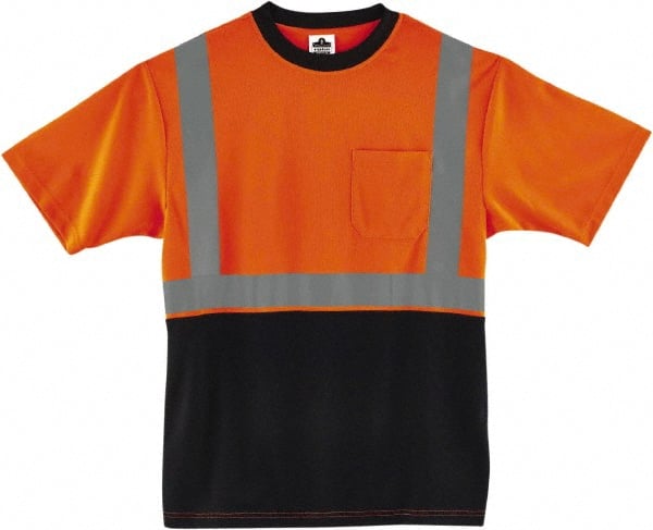 Ergodyne - Size 5XL Hi-Viz Orange High Visibility Short Sleeve T-Shirt ...
