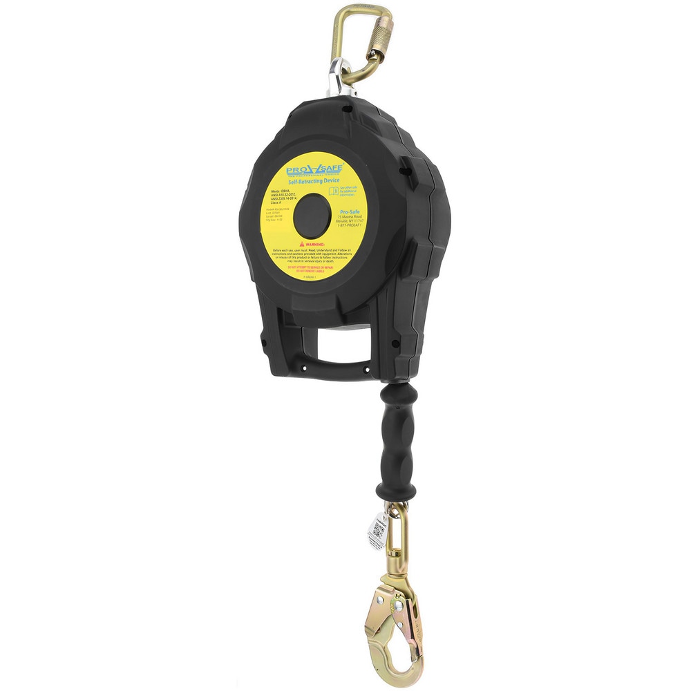 PRO-SAFE - Self-Retracting Lifeline: 350 lb Capacity, Alloy Steel Zinc ...