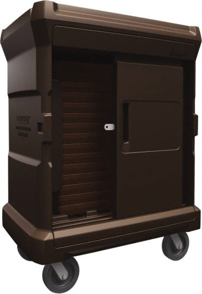 Food Delivery System Utility Cart: Plastic, Brown