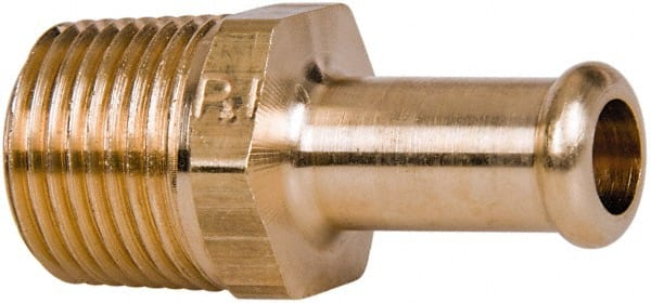 Barbed Hose Fitting: 3/8" x 3/8" ID Hose, Male Connector