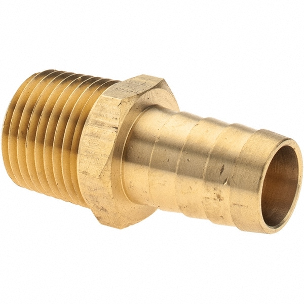 Brass Hose Barb - 1 ID Hose Barb x 1 Male NPT