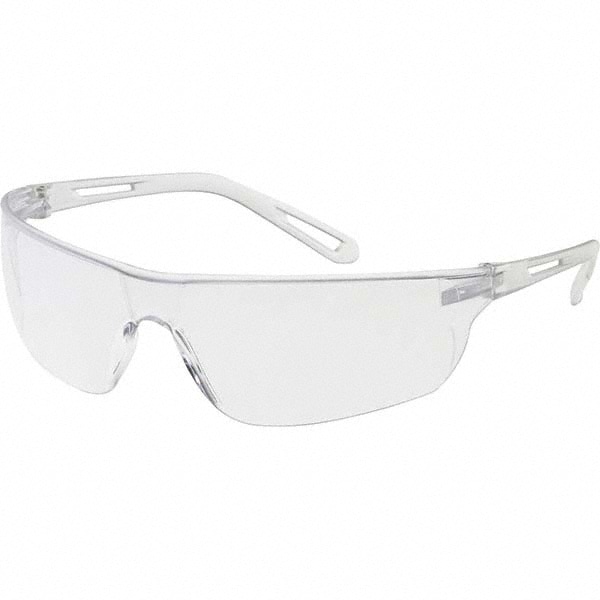 Safety Glass: Anti-Fog & Scratch-Resistant, Clear Lenses, Frameless, UV Protection