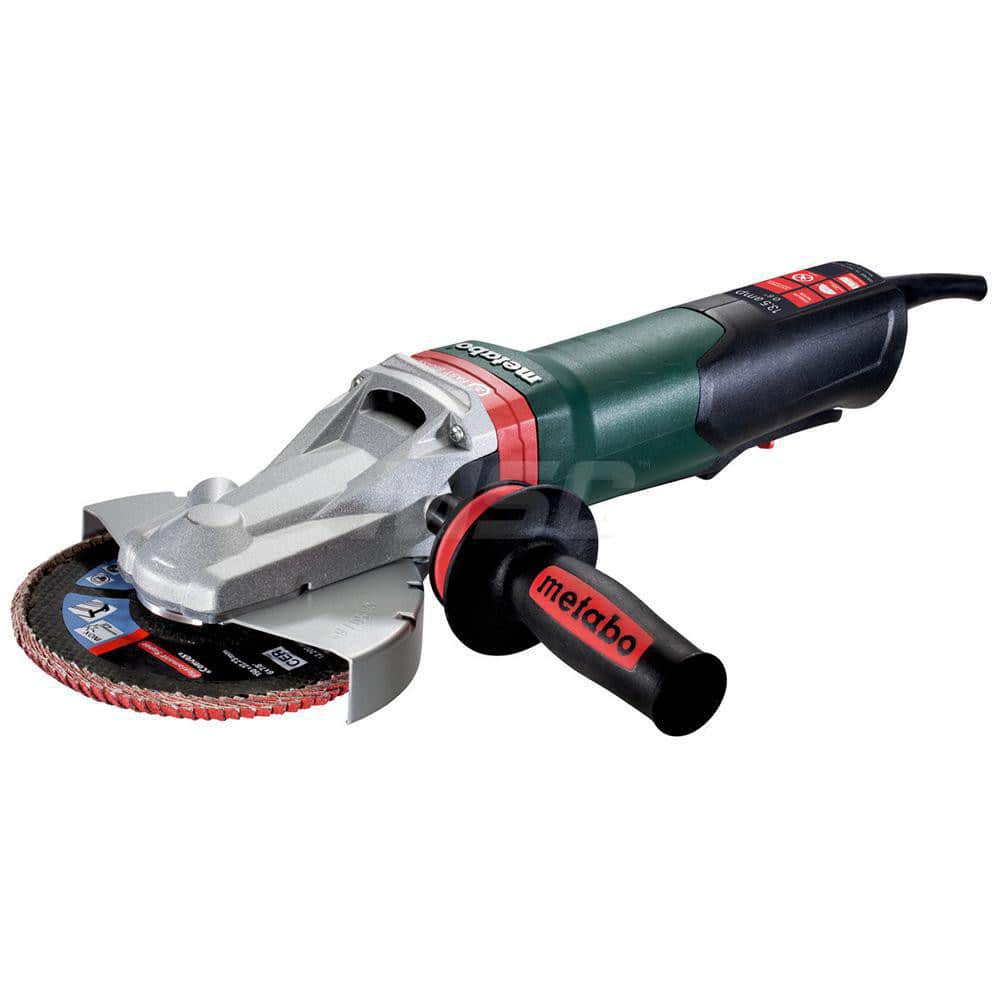 Metabo 613085420 Corded Angle Grinder: 6" Wheel Dia, 9,600 RPM, 5/8-11 Spindle 