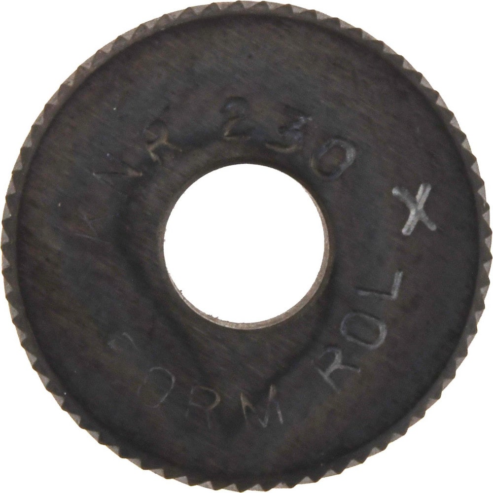 Beveled Face Knurl Wheel: 3/4" Dia, 90 ° Tooth Angle, 30 TPI, Diagonal, Cobalt
