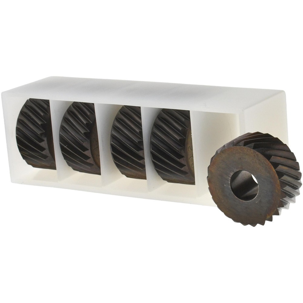 Beveled Face Knurl Wheel: 3/4" Dia, 90 ° Tooth Angle, 12 TPI, Diagonal, Cobalt