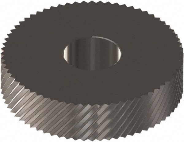 Made in USA OSRX212N Standard Knurl Wheel: 1" Dia, 90 ° Tooth Angle, 12 TPI, Diagonal, Cobalt Image