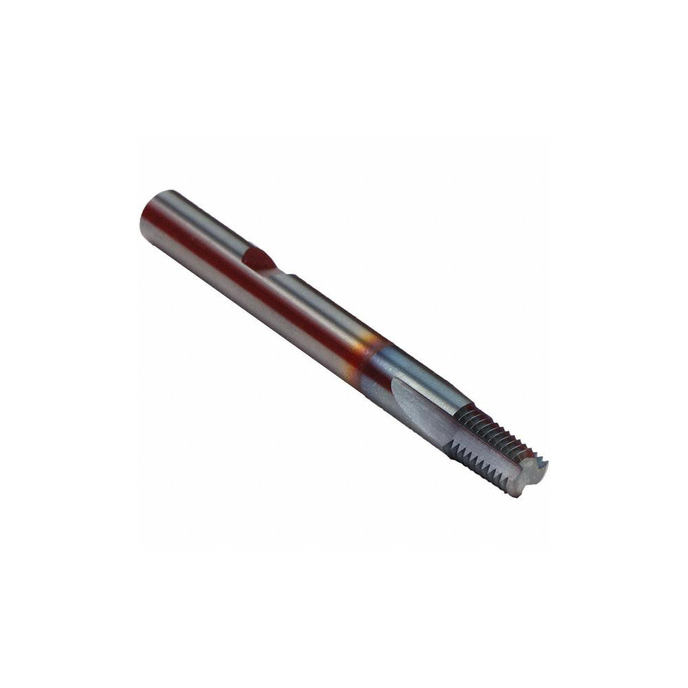 Emuge Straight Flute Thread Mill 1/827, Internal, 3 Flutes, 1/4