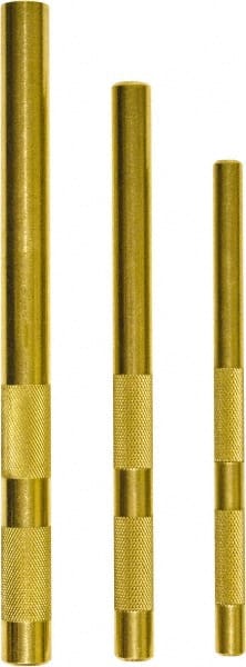 Mayhew 4-Piece Brass Punch (inch) Set