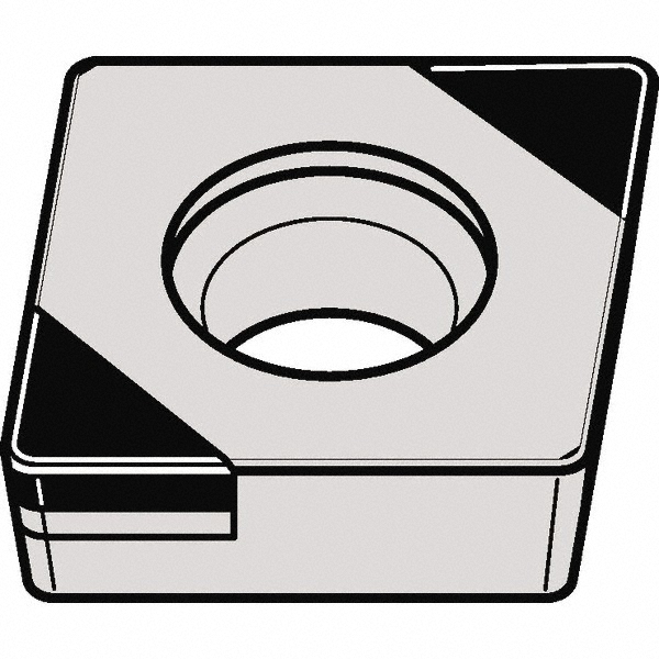 Kennametal - Turning Insert: CCGW3251S0415MT KBH10, Cubic Boron Nitride -  38327417 - MSC Industrial Supply