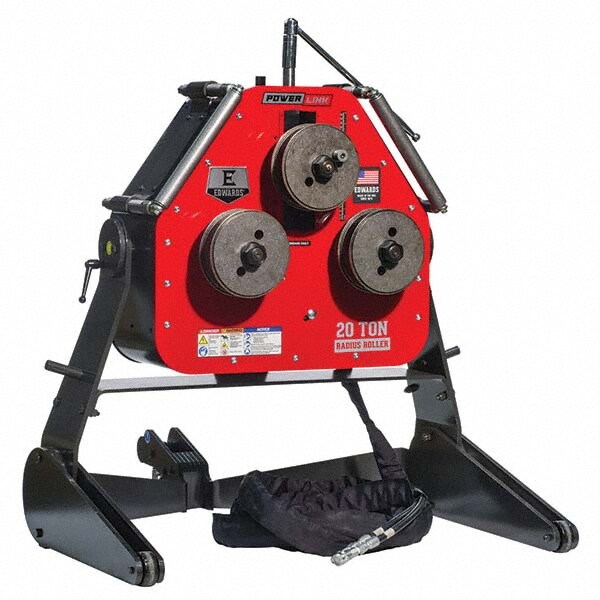 Pipe Bending Machines; Machine Type: Radius Roller ; Power Type: Hydraulic ; Maximum Bending Angle: 90.00 ; Maximum Bending Angle: 90.000 ; Maximum Pipe Size Capacity: 2 (Schedule 40) in ; Square Tube Capacity: 2