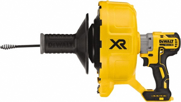 Battery Battery Drain Cleaning Machine - For 3" Pipe, 5/16" x 35' Cable