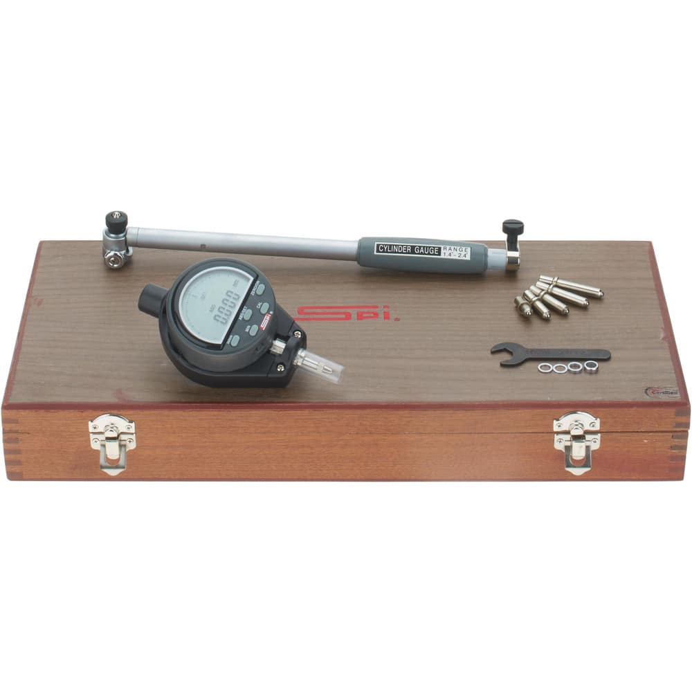 SPI CMS160809004 Electronic Bore Gage: 1.4 to 2.4" Measuring Range, 0.0001" Resolution 
