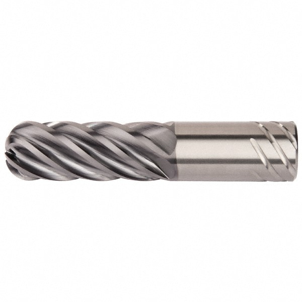 Kennametal 6114099 Corner Radius End Mill: 5" LOC, 0.06" Radius, 6 Flutes, Solid Carbide Image