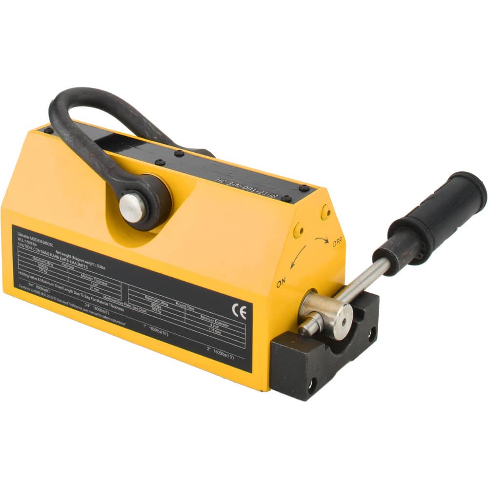 Gibraltar - Magnetic Lifter: 1,600 lb Capacity | MSC Industrial Supply Co.