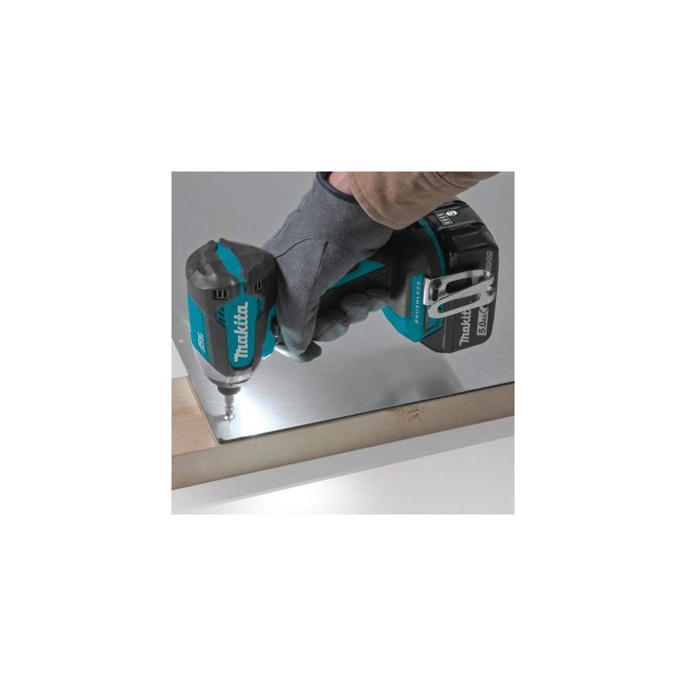Makita Cordless Impact Driver 18V 1 4 Drive 125 ft lb 3 400 RPM MSC Direct