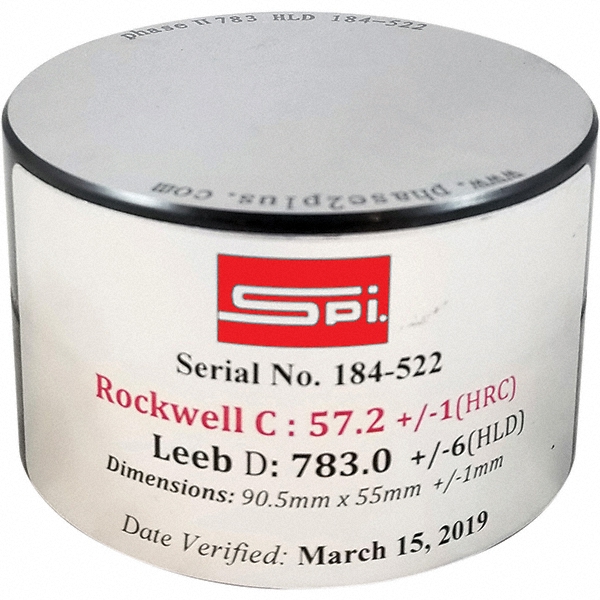 SPI 35 HRC to 55 HRC Hardness, Rockwell C Scale, Hardness Calibration