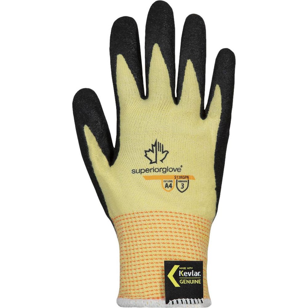 Cut & Puncture Resistant Gloves; Glove Type: Cut-Resistant; Coating  Coverage: Palm & Fingertips; Coating Material: Micropore Nitrile; Primary
