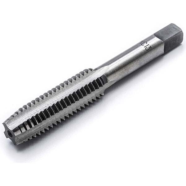 Standard Pipe Tap: 1/8-28, BSP, 1 Flute, Carbon Steel, Bright/Uncoated