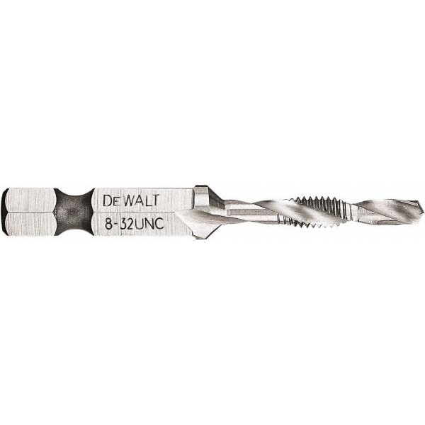 Combination Drill Tap: #8-32, 2B, 3 Flutes, High Speed Steel
