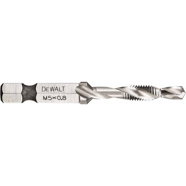 Combination Drill Tap: 2B, 3 Flutes, High Speed Steel