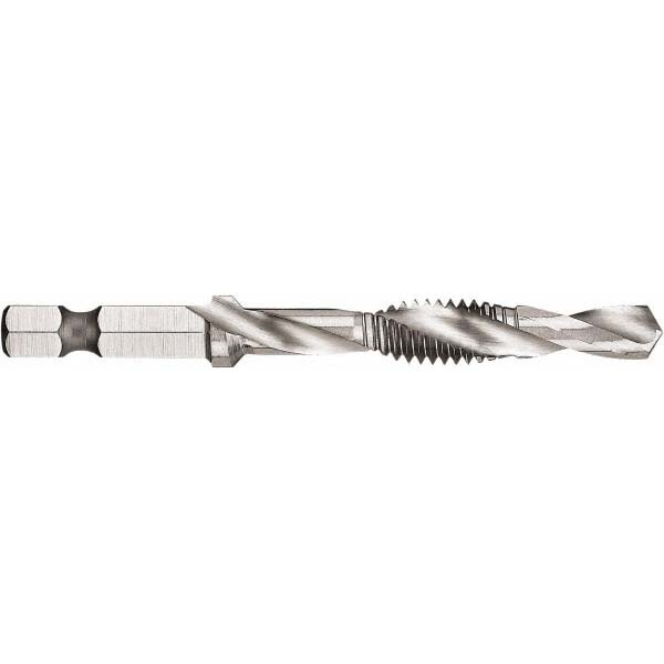 Combination Drill Tap: 5/16-18, 2B, 3 Flutes, High Speed Steel