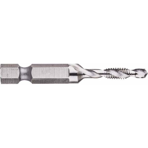 Combination Drill Tap: #8-32, 2B, 3 Flutes, High Speed Steel