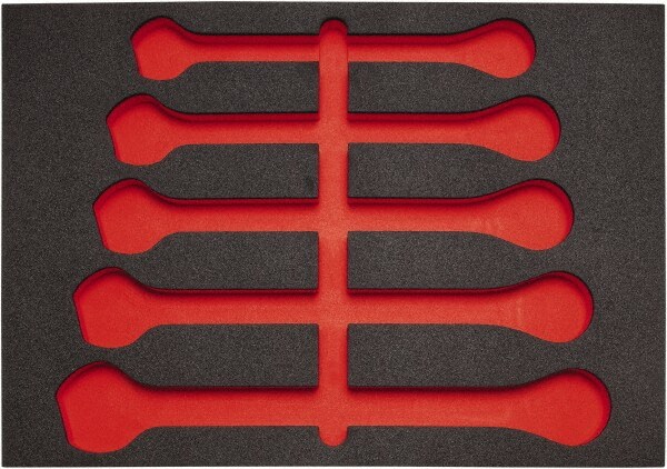 Tool Box Case & Cabinet Inserts; Type: Foam Insert ; For Use With: JSCVM-22S ; Material Family: Foam ; Width (Inch): 23 ; Depth (Inch): 16 ; Height (Inch): 1-1/4