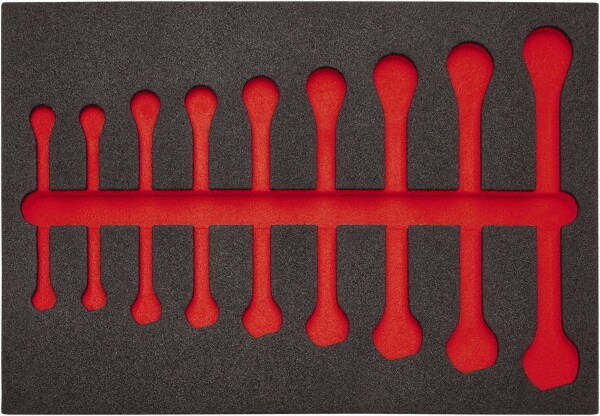 Tool Box Case & Cabinet Inserts; Type: Foam Insert ; For Use With: JSCV-9S ; Material Family: Foam ; Width (Inch): 11 ; Depth (Inch): 16 ; Height (Inch): 1-1/4