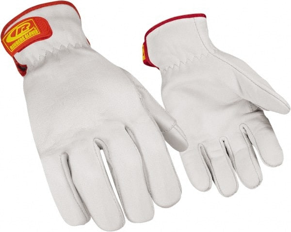Ringers Gloves 664-10 Cut-Resistant Gloves: Size L, ANSI Cut A3, Leather 