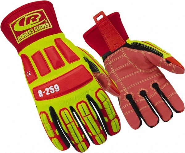Ringers Gloves R259-11 Cut, Puncture & Abrasive-Resistant Gloves: Size XL, ANSI Cut A5, ANSI Puncture 5, Nylon & Spandex Blend 