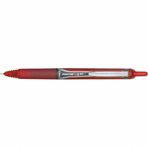 Roller Ball Pen: Precision Tip, Red Ink