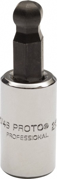 Hand Hex Bit Socket: 1/4" Drive, 1/4" Hex