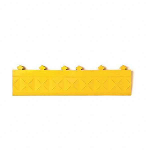 Ergo Advantage ESDA4-Y Anti-Fatigue Modular Tile Mat: Dry Environment, 18" Length, 4" Wide, 1" Thick, Yellow 