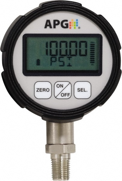 Made in USA - Pressure Gauge: 3-1/4