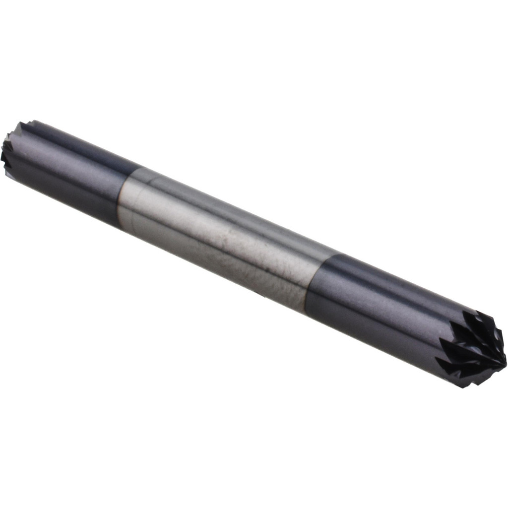 Harvey Tool Chamfer Mill: 1/4" Dia, 90 deg, 1/4" Shank Dia, Solid Carbide, Single End - AlTiN Coated | Part #867545-C3