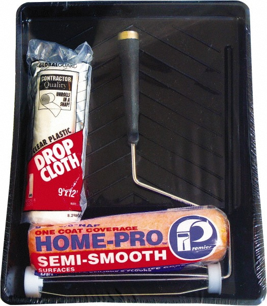 Premier Paint Roller 3/8" Nap, Wall Paint Roller Kit MSC Industrial