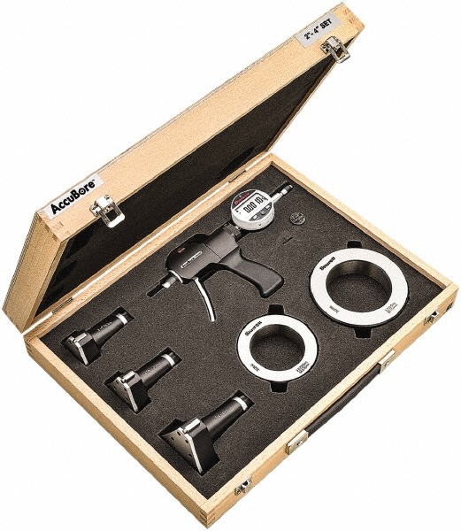 Starrett Electronic Bore Gage 2 to 4" Measuring Range, 0.000150