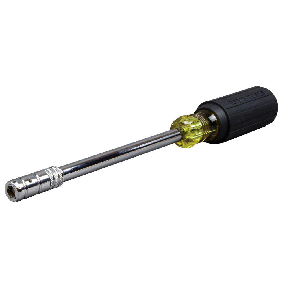 Klein Tools - Nut Driver: 1/4 x 5/16" Drive, Solid Shaft, Cushion Grip ...